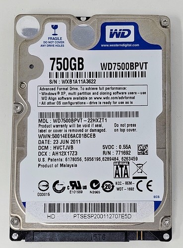 Western digital scorpio blue - western,