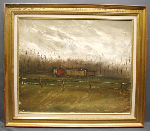 Tableau vers 1950 signé
