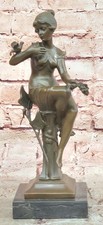 Vintage Bronzo Woman Divinità