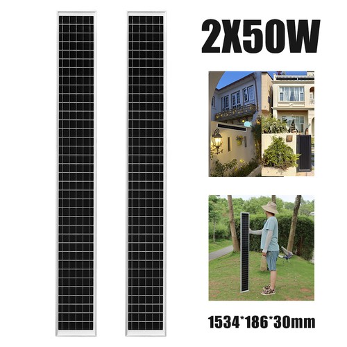 Pannello solare 2x50w - solare, vetro