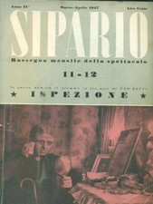 SIPARIO 11-12/ 1947 RIVISTE
