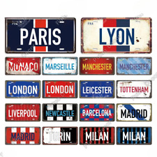 Targhe in metallo con targa