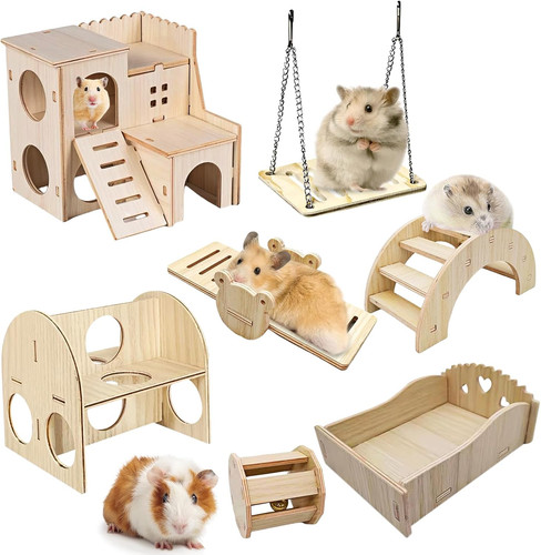 Criceto giocattolo legno 7 - criceto,