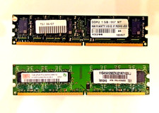 N.2 Memorie RAM DDR2 SDRAM 1Gb  : DDR2 1GB/667 MT ; 1GB 2Rx8 PC2-4200U-444-12