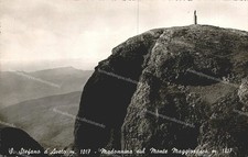 DF304 cartolina s.stefano d'aveto,madonnina sul monte maggiorasca,genova