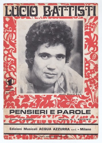 Spartito lucio battisti - lucio,