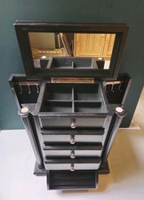 Portagioie in legno nero