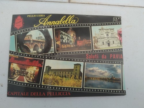 Cartolina vintage pellicceria