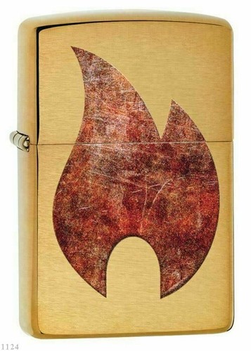 Zippo rusty flame - ★,
