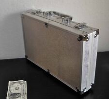 SET CARTE E CHIPS POKER PROFESSIONALE TEXANA HOLD'EM CUSTODIA METALLO CARDINALE