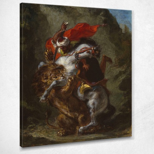 Cavaliere arabo attaccato - arabo,