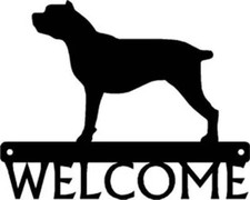 Insegna di benvenuto cane Cane