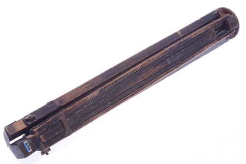 Antico treppiede in legno - treppiede,