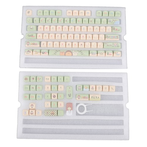 112 pbt keycaps set per - 112,