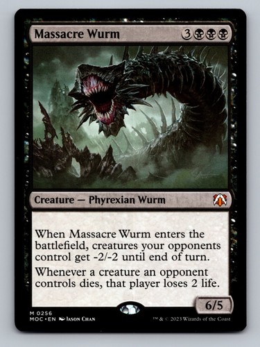 Massacre wurm commander - wurm, m