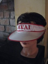 Vintage Akai hi fi  video DJ hat cap '70s