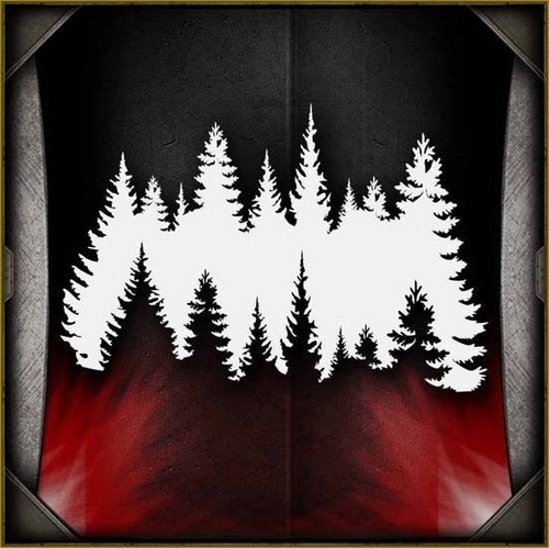 Treeline modello stencil
