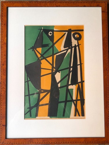 Litografia cubista originale - litografia, a