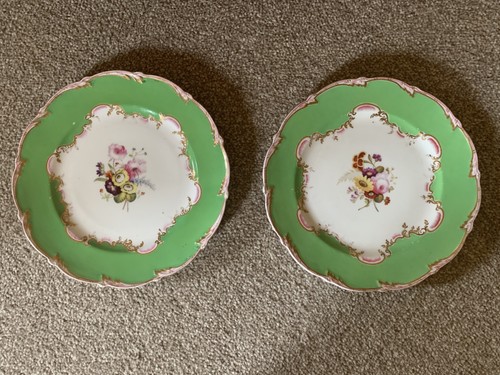 Unmarked green floral - 2,