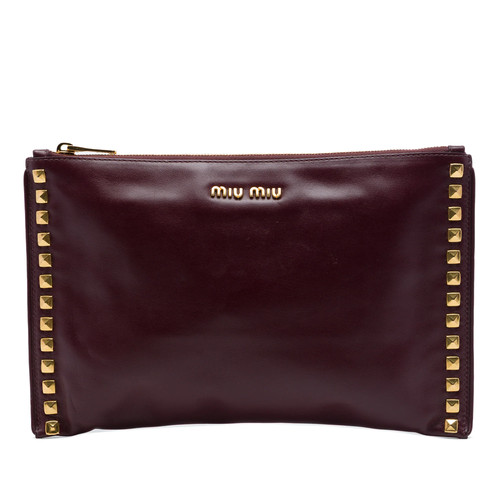 Miu clouté cuir - miu,