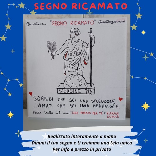 Quadro disegnato mano - disegnato, “