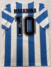 Maglia Vintage Diego Armando Maradona Argentina Firmata Autografata HGA COA