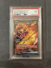 PSA 9 Team Rocket's Moltres ex SAR 124/098 La Gloria del Team Rocket Giapponese