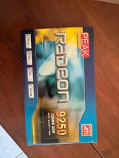 Big Box ATI Radeon 9250 256mb DDR-AGP-8X-DirectX-9.0-128 bit-RARA COMPLETA