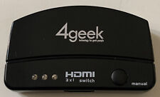 Switch HDMI 4geek 3 x 1 1080p 