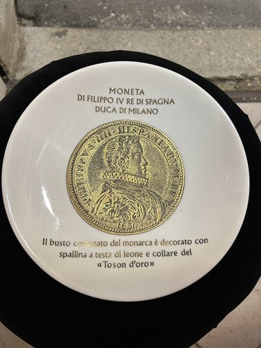 Piatto monete ducato - piatto,