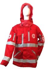 SAHARIANA  GIACCA CROCE  TESSUTO ROSSA EMOREPELLENTE  CAPITOLATO CAPPUCCIO FISSO