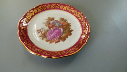 Limoges porcelain miniature - porcelain,