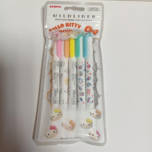 Zebra mildliner hello - hello, kitty