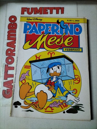 Paperino mese anno 1987 - paperino,