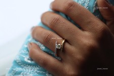 Anello unico in oro 14 carati