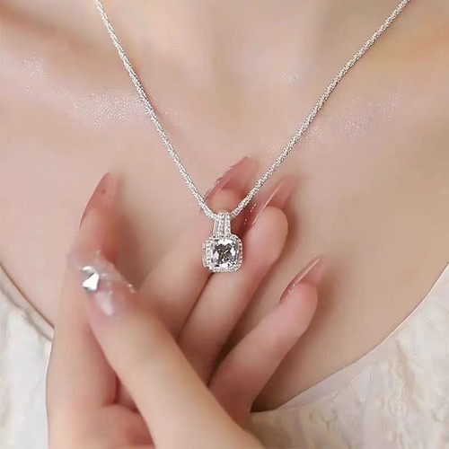Collana blocco rame - e, zirconi