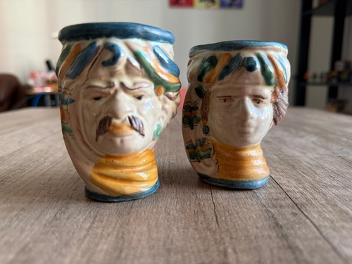 Coppia portauovo teste - di, moro