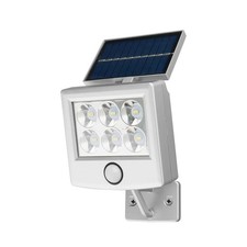 Livarno Faro led a energia solare con rilevatori di movimento bianco 6500k