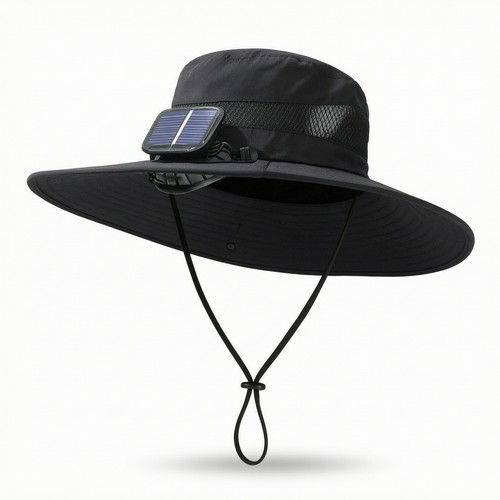 Cappello sole con ventola - sole,