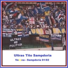 CD TIFO ULTRAS TITO SAMPDORIA ANNI 90 -  SAMPDORIA '90's SUPPORTERS CD SONGS 