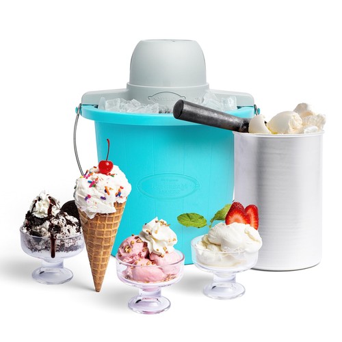 Gelatiera elettrica blu - 4,
