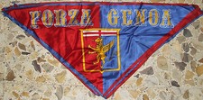 SCIARPA SCARF BANDIERA BANDANA FLAG CALCIO ULTRAS GENOA RASO LUCIDA
