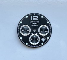 Quadrante Nero Orologio Longines Hydroconquest Crono ref L3.783.4-50324446 NUOVO