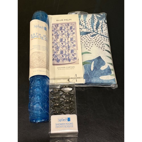 Allure blue palm tenda - tenda, doccia
