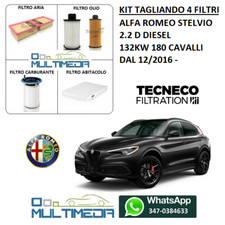 KIT TAGLIANDO 4 FILTRI ALFA