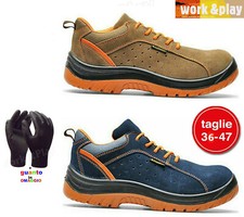 Scarpa antinfortunistica bassa uomo donna SORPASSO   S1P SC da 36 a 47
