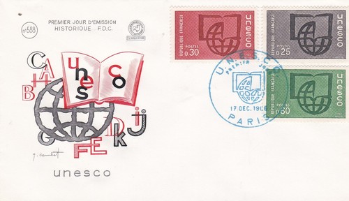 Francia 1966 fdc unesco - fdc,