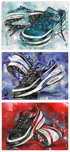Poster nike air - max, bw