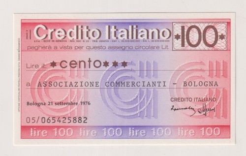 Miniassegni credito italiano - miniassegni,