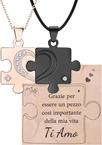 Collana puzzle anima gemella - anima,